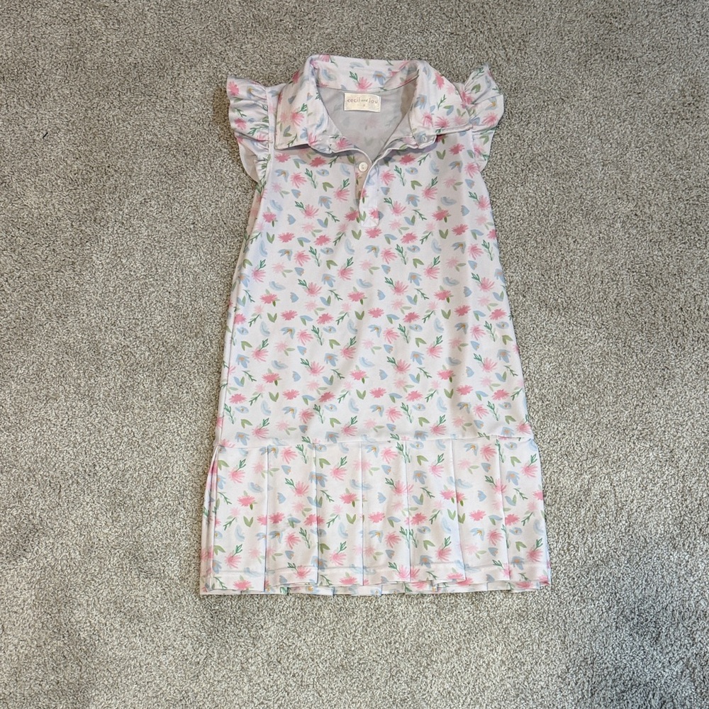 Floral Kids Athletic Dress